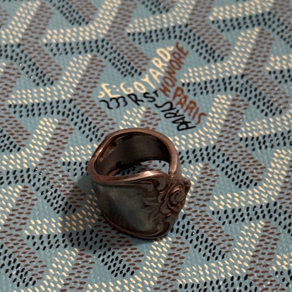 Silver Rose Ring